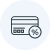 icon of debit card