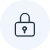 Icon of security lock
