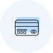 icon of debit card