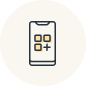 icon of smartphone