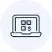icon of laptop computer