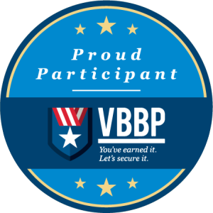 Proud Participant of the Veterans Benefits Banking Program Badge