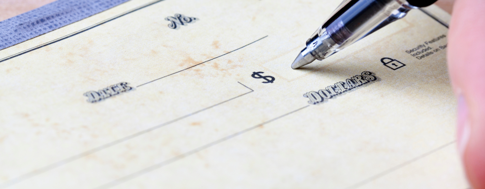 How to Write a Check